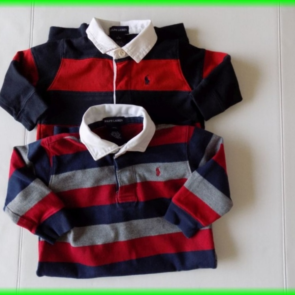 Ralph Lauren Bundle Boys Rompers Size 12 to 18 Mo - Picture 6 of 7